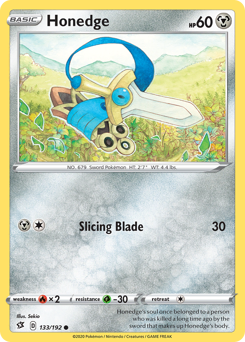 Pokemon Rebel Clash Honedge - 133