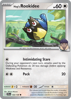 Pokemon Journey Together Hop's Rookidee - 133