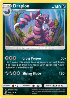 Pokemon Unified Minds Drapion - 134