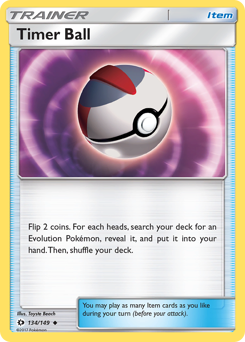 Pokemon Sun & Moon Timer Ball - 134