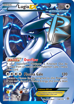Pokemon Plasma Storm Lugia-EX - 134