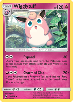 Pokemon Lost Thunder Wigglytuff - 134