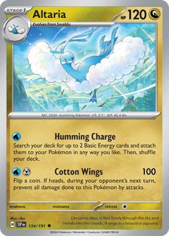 Pokemon Surging Sparks Altaria - 134
