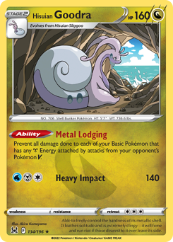 Pokemon Lost Origin Hisuian Goodra - 134