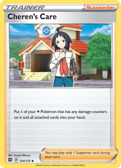Pokemon Brilliant Stars Cheren's Care - 134