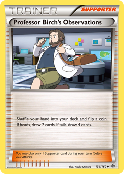 Pokemon Primal Clash Professor Birch's Observations - 134