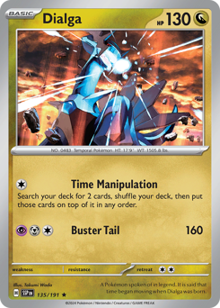 Pokemon Surging Sparks Dialga - 135