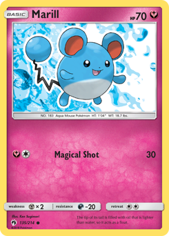 Pokemon Lost Thunder Marill - 135