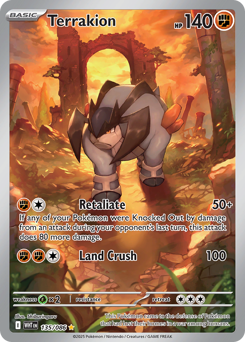 Pokemon White Flare Terrakion - 135