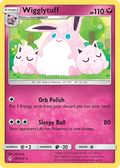 Pokemon Unbroken Bonds Wigglytuff - 135