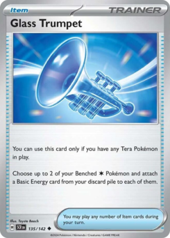 Pokemon Stellar Crown Glass Trumpet - 135