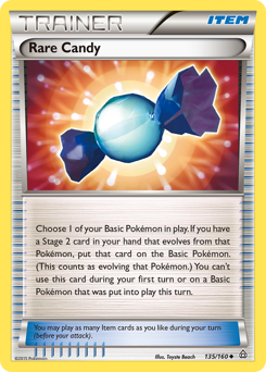 Pokemon Primal Clash Rare Candy - 135