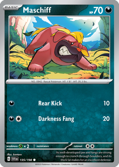 Pokemon Scarlet & Violet Maschiff - 135