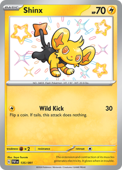 Pokemon Paldean Fates Shinx - 135