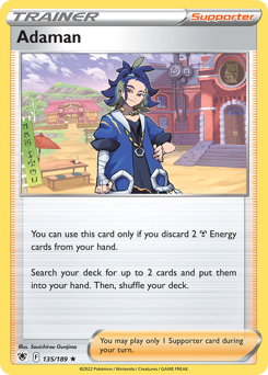 Pokemon Astral Radiance Adaman - 135