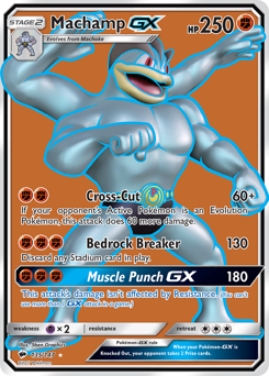 Pokemon Burning Shadows Machamp-GX - 135