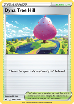 Pokemon Chilling Reign Dyna Tree Hill - 135