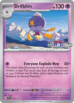 Pokemon Scarlet & Violet Black Star Promos Drifblim - 135