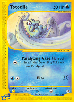 Pokemon Expedition Base Set Totodile - 135