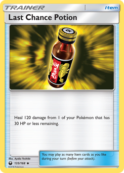 Pokemon Celestial Storm Last Chance Potion - 135