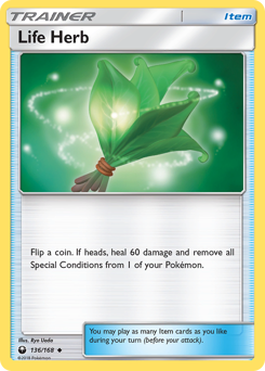 Pokemon Celestial Storm Life Herb - 136