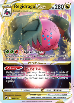 Pokemon Silver Tempest Regidrago VSTAR - 136