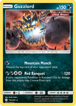 Pokemon Cosmic Eclipse Guzzlord - 136