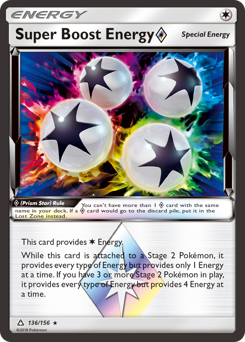Pokemon Ultra Prism Super Boost Energy ◇ - 136