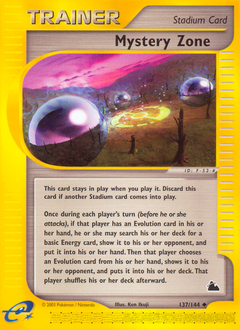 Pokemon Skyridge Mystery Zone - 137