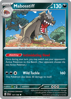 Pokemon Scarlet & Violet Mabosstiff - 137