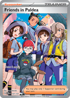 Pokemon Prismatic Evolutions Friends in Paldea - 137