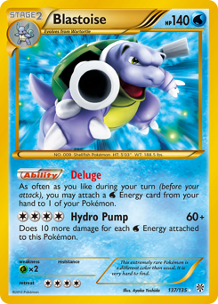 Pokemon Plasma Storm Blastoise - 137