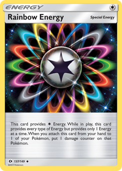 Pokemon Sun & Moon Rainbow Energy - 137