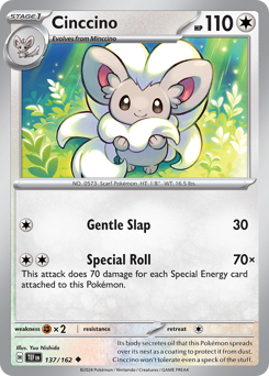 Pokemon Temporal Forces Cinccino - 137