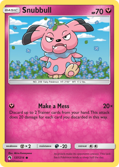 Pokemon Lost Thunder Snubbull - 137