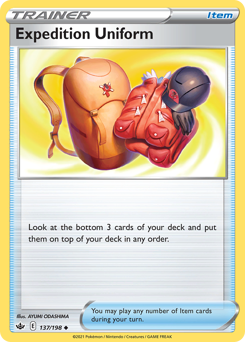 Pokemon Chilling Reign Expedition Uniform - 137