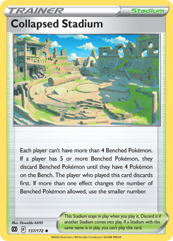 Pokemon Brilliant Stars Collapsed Stadium - 137