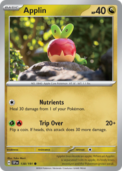 Pokemon Surging Sparks Applin - 138