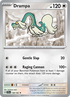 Pokemon Temporal Forces Drampa - 138