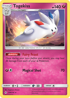 Pokemon Unbroken Bonds Togekiss - 138