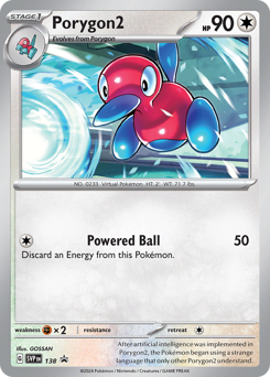Pokemon Scarlet & Violet Black Star Promos Porygon2 - 138