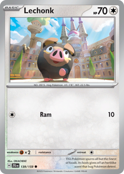 Pokemon Journey Together Lechonk - 139