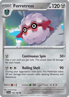 Pokemon Scarlet & Violet Forretress - 139