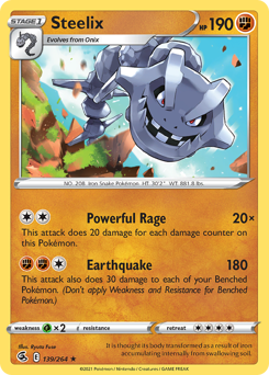 Pokemon Fusion Strike Steelix - 139