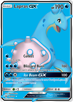 Pokemon Sun & Moon Lapras-GX - 139