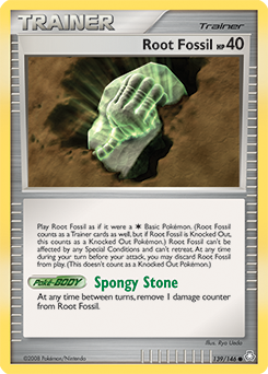Pokemon Legends Awakened Root Fossil - 139