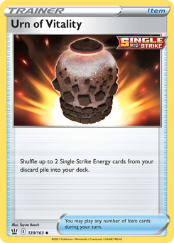 Pokemon Battle Styles Urn of Vitality - 139