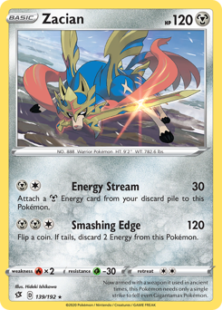 Pokemon Rebel Clash Zacian - 139