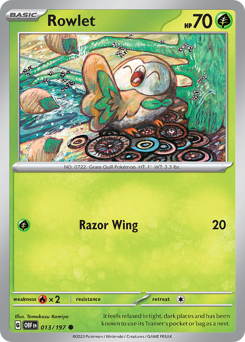 Pokemon Obsidian Flames Rowlet - 13