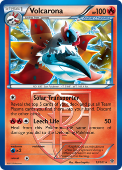 Pokemon Plasma Blast Volcarona - 13